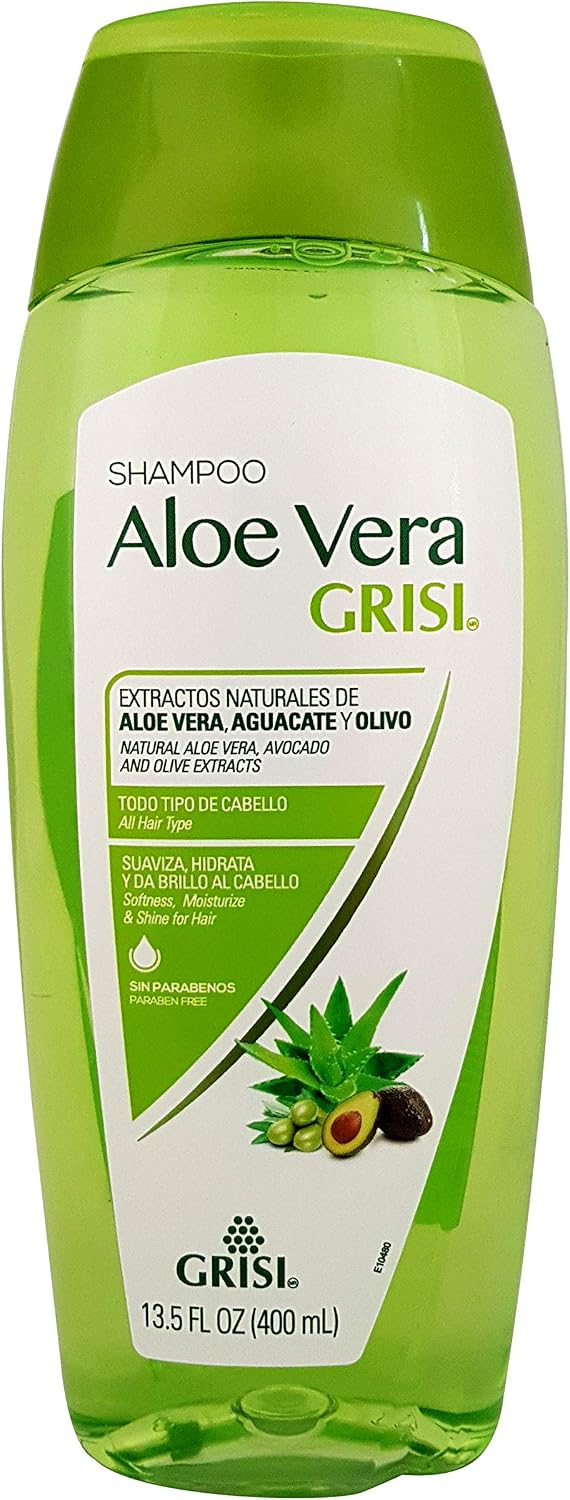Grey Aloe Vera Shampoo 400 ml, Multicolored, 400 ml (Pack of 1)