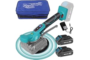 YSAEKYEO Tile Vibration Tool, 5 speed Adjustable Suction Cup Tile Tiler Hand-held Tile Tiling Machine Tile Vibration Tiling Machine Automatic Tile Vibrator Leveling Machine (2PCS Batteries)