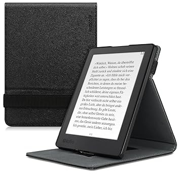 kwmobile Kobo Aura H2O Edition 2 Hülle - Schlaufe Ständer - e-Reader Schutzhülle für Kobo Aura H2O Edition 2