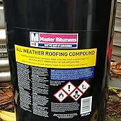 All Weather Roof Compound | General Purpose Waterproof Roof Coating | 5ltr | UK