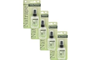Natrapel Tick & Insect Repellent - Bug Spray with 20% Picaridin - Family Protection Against Mosquitoes, Ticks & More - Up to 12 Hours of Protection - 1 oz (4 Pack)