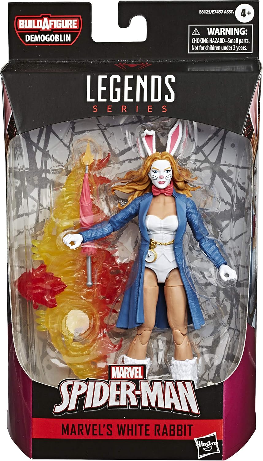 Hasbro Marvel Spider-Man Legends Series 15-cm Collectible Action Figure Marvel’s White Rabbit Toy, Build-A-Figure Pieces and Accessory - Image 3