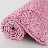 THE RUGS Pink Shaggy Living Room Rug 180x270 cm Soft 30 mm Thick view 4
