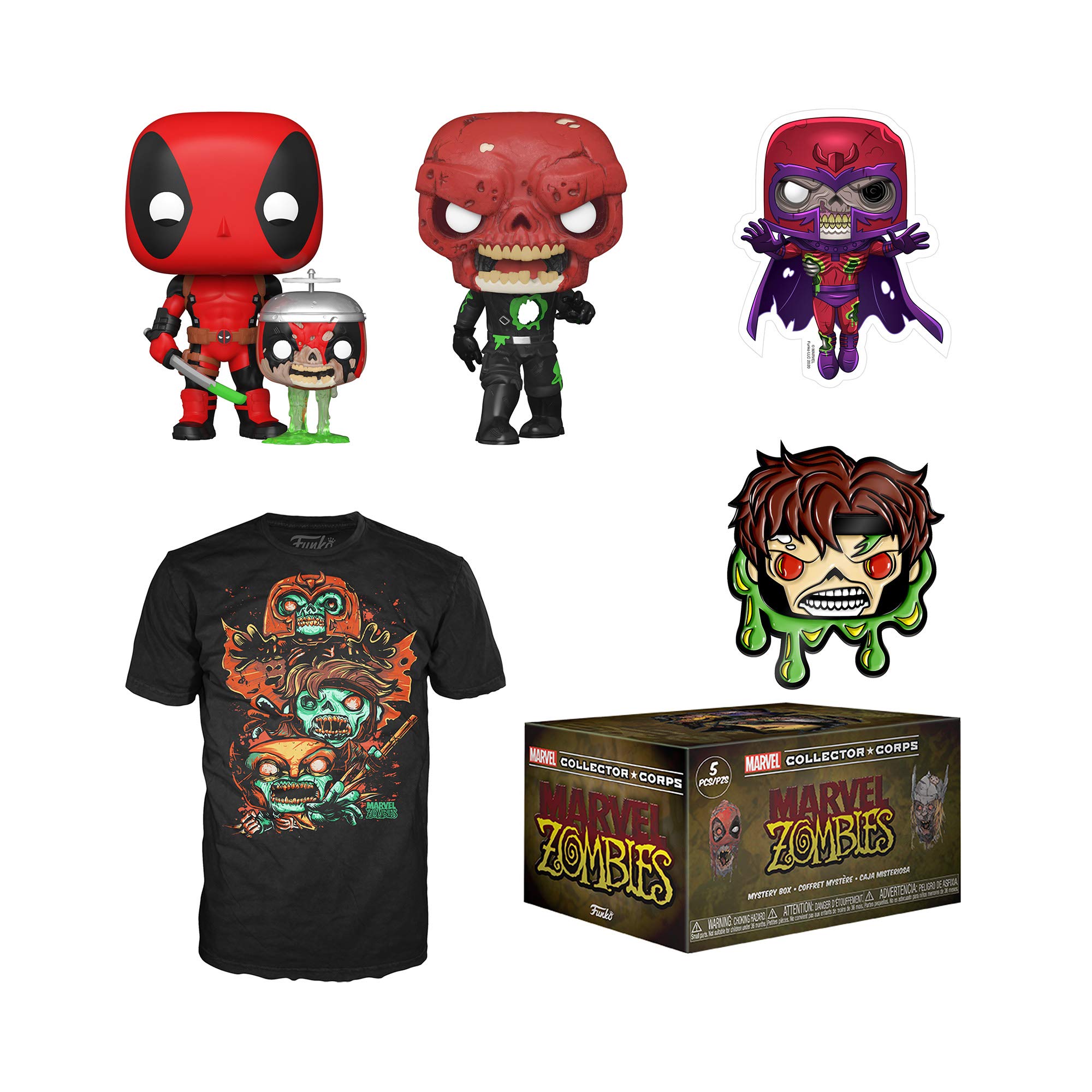 Funko Marvel Collector Corps Subscription Box, Marvel Zombies Theme, September 2020 - S T-Shirt