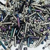 Niziky 1000PCS Mixed Glass Seed Beads, 1.5-4.5mm Black Tube Loose Glass Seed Spacer Beads for Jewelry Making