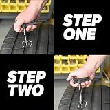 Slime 2040-5 Deluxe Tire Plug Kit 11 Pieces Contains Strings Tools Glue view 5