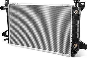Auto Dynasty Radiator Compatible with 85-97 Ford F150 F250 F350 Bronco 4.9L AT/MT, DPI 1452 1-Row Cooling Radiator, Aluminum Core Factory Style