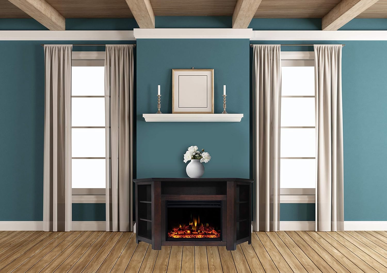 Best Tv Stand 56 With Fireplace