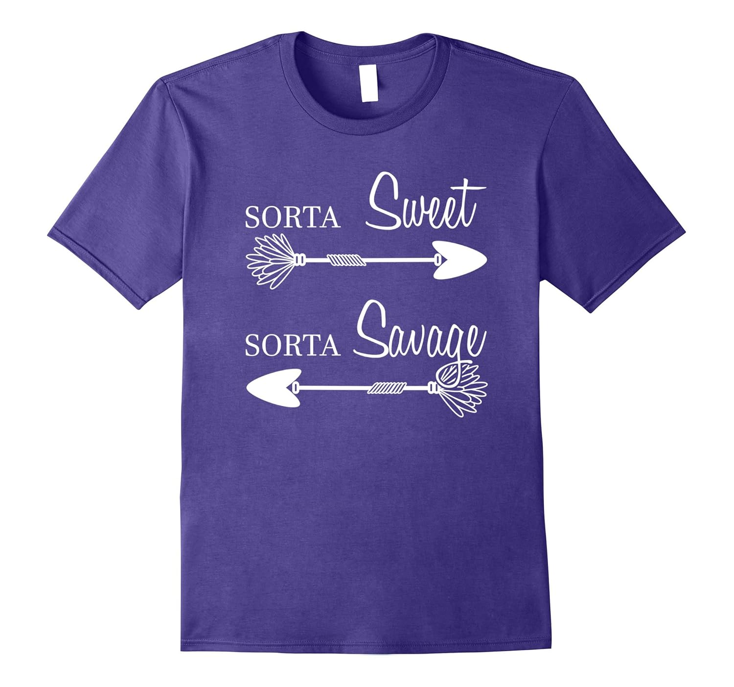 Sorta Sweet Sorta Savage Fun Sassy Apparel T-Shirt-Rose