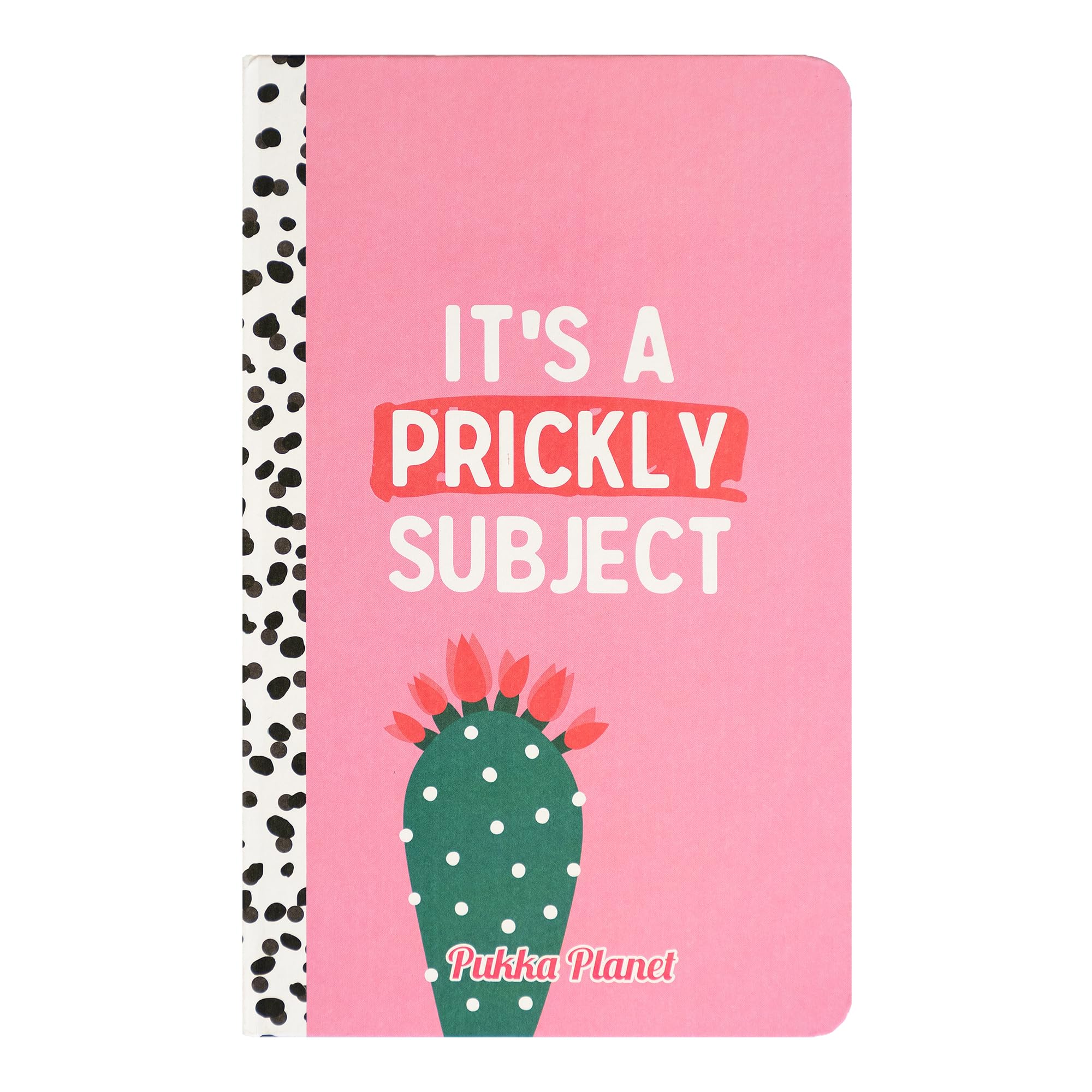 Pukka Pad, Pukka Planet A5 Soft Cover Notebook – Casebound Journal - 192 Pages of 8mm Ruled 90GSM Paper – Feature Acid-Free, Vegan Inks and Recycled Paper, 21.5 x 13.4cm - Prickly Subject — image 1