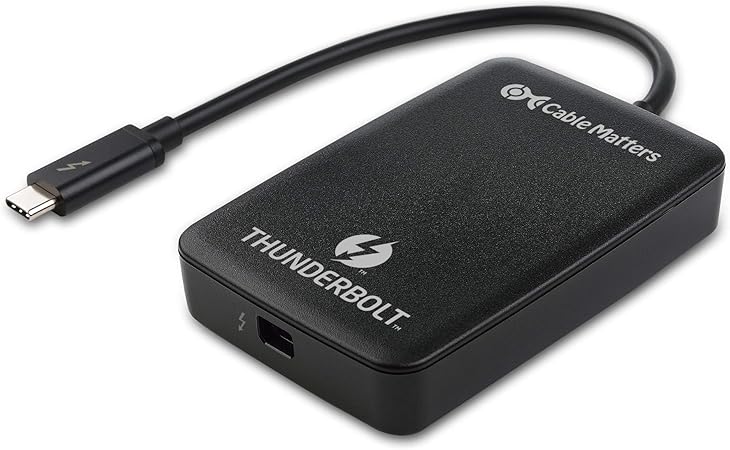 Cable Matters Certified Thunderbolt 3 To Thunderbolt 2 Adapter For Windows Mac Supporting Thunderbolt 3 To Thunderbolt Amazon Co Uk Computers Accessories