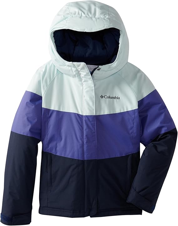 Columbia Little Girls' Triple Run II Jacket, Collegiate Navy, XSmall Down