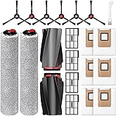 E25 E28 Accessories for eufy E25 / E28 Robot Vacuum | Replacement Parts: Dual Main Roller Brushes, 2*Mopping Rollers, 6*Side Brushes, 4*HEPA Filters, 6*Dust Bags, 1*Cleaning Tool