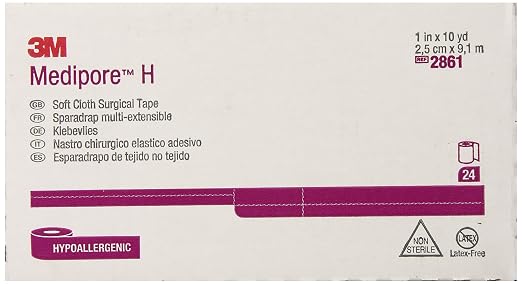 3M Medipore H Soft Cloth Tape 2861 (Pack Of 24) (882971657090)