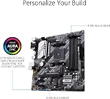 ASUS Prime B550M-A Micro ATX Motherboard AMD Ryzen AM4 2xM.2 PCIe 4.0 view 5