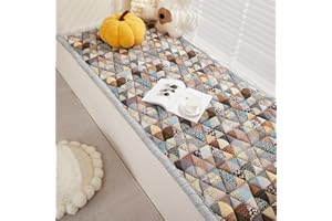 Awjcsv Cotton Sofa Cover, Non Slip Couch Cover for Dogs Washable, Couch Covers for 3 Cushion Couch Sofa Pet Friendly, Pet Couch Covers for Sofa (Gray, 27.6" x 82.7")