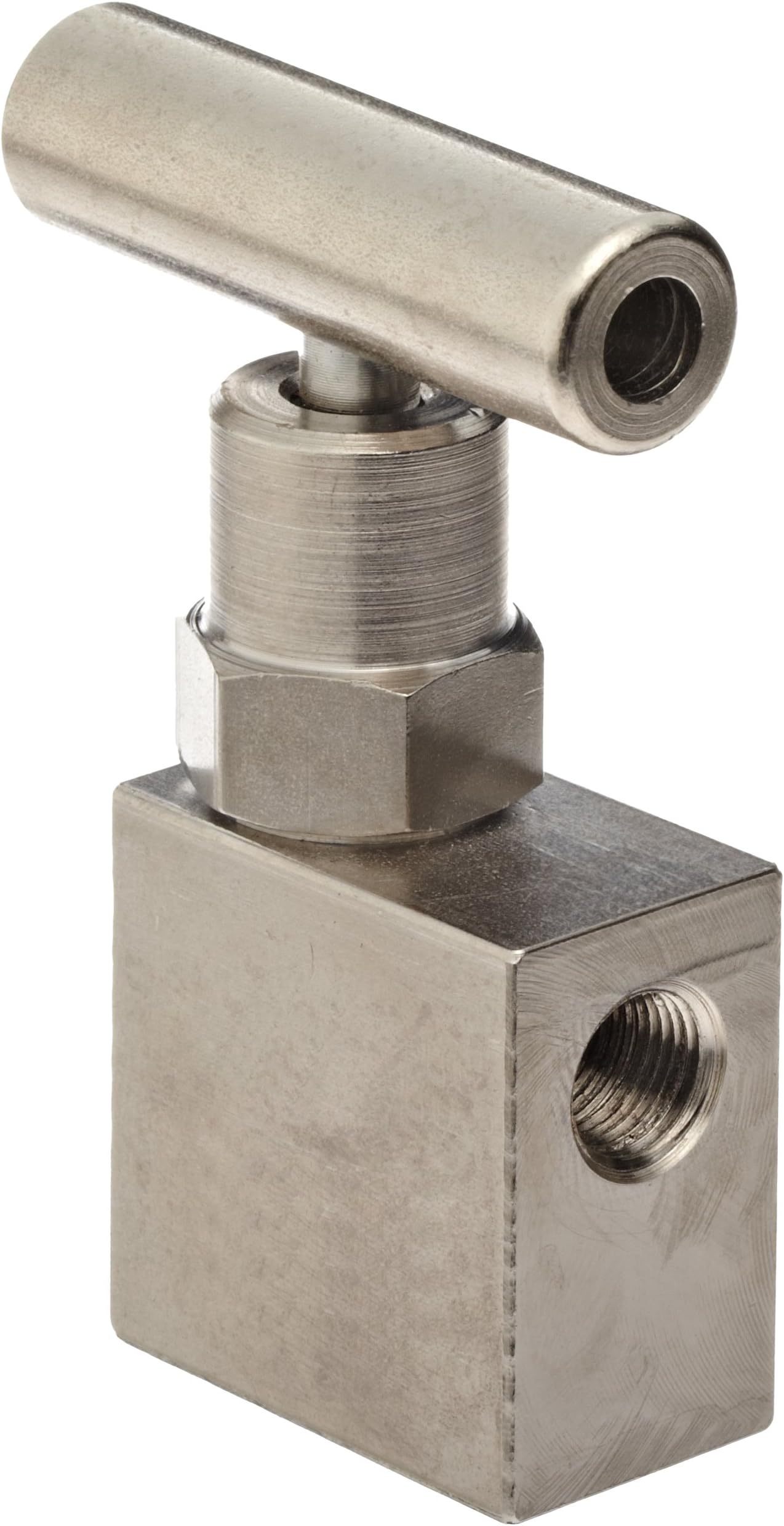 NOSHOK 100 Series Steel Hard Seat Mini Needle Valve, 1/8" NPT Female, 10000 psi Pressure Range