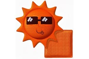 HOTETRI Hot Tub Scum Absorber for Spa Hot Tub, Reusable Hot Tub Sponge for Scum, Hot Tub Accessories for Hot Tub Cleaner, Keeps Water Clean (Cute Sun, 1 PCS)