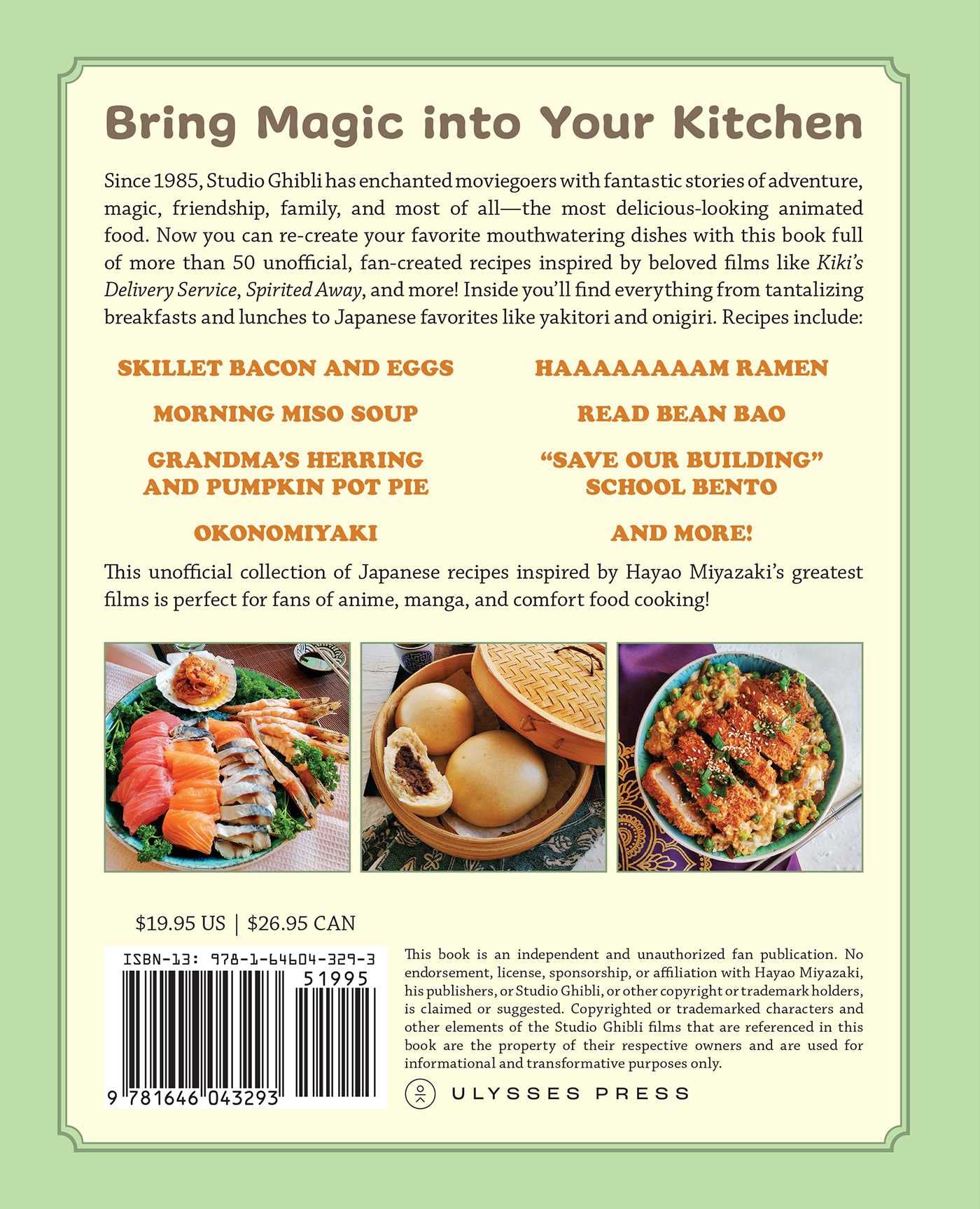The Unofficial Studio Ghibli Cookbook: 50+ Delicious Recipes Inspired by Your Favorite Japanese Animated Films (Unofficial Studio Ghibli Books)