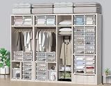 HOMIDEC 10-Tier Shoe Rack Dustproof Narrow Tall Storage Cabinet Door Hook view 7