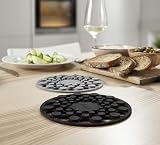 Joseph Joseph Spot-On Round Silicone Pads 2-Piece Set Grey Heat Resistant 220C view 4