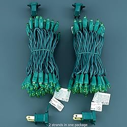 YULETIME Green One-Piece 5MM LED Christmas