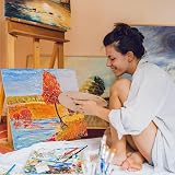 Koncci 30x40cm Canvas Painting 3mm 7pcs A3 Triple Primed Cotton Acid-Free view 7