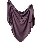 Copper Pearl Baby Swaddle Blanket - Premium Knit Baby Blanket, Large Soft Stretchy Receiving Blankets for Baby Boy and Girl, Swaddles for Newborn, Infant, and Toddler (Plum)