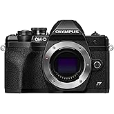 OM SYSTEM OLYMPUS E-M10 Mark IV Black Micro Four Thirds System Camera 20MP Sensor 5-Axis Image Stabilization 4K Video Wi-Fi