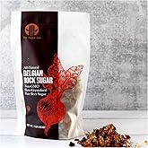 The Sugar Lab Belgian Rock Sugar for Tea, 2 lb | Natural Real Beet Sugar - Brown Rock Sugar - Teavana Style Tea Sugar - Sugar Cube or Amber Sugar Replacement