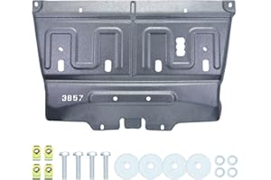 Wzrasmiles Update ML3Z-7222-D 3D Manganese Steel Splash Panel Shield Under Diaper Compatible with 2015-2020 F150 Ford/JL3Z-72