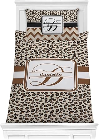 Amazon Com Rnk Shops Leopard Print Comforter Set Twin Xl
