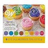 Wilton 8-Count Icing Colors for Cakes