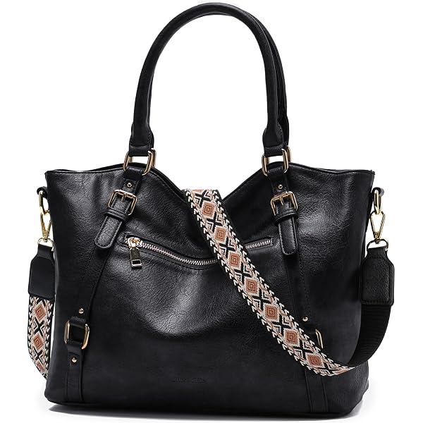 Amazon.com: Prada Black Logo Jacquard Canvas Satchel Crossbody Bag