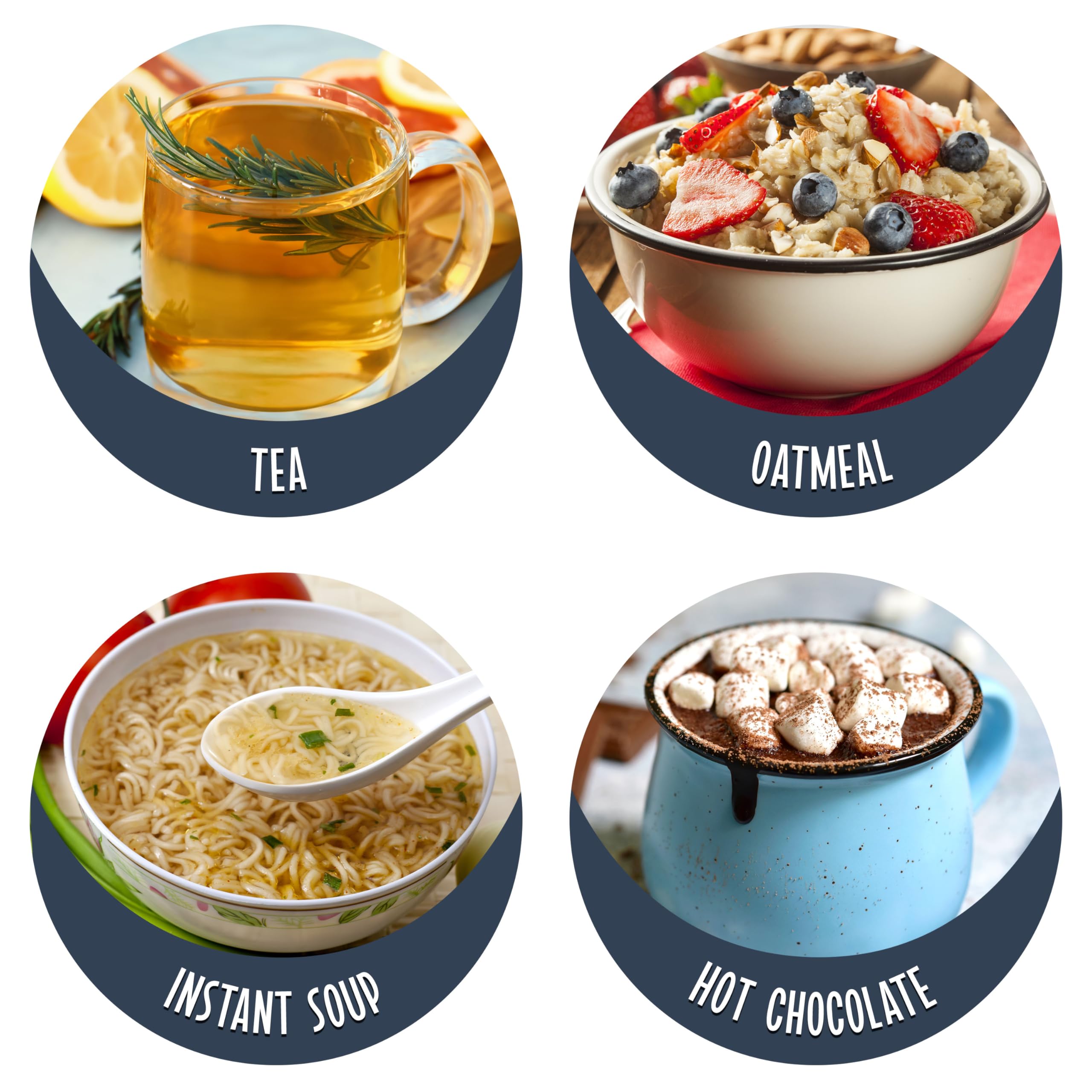 Hervidor eléctrico de té y agua Nostalgia Retro de acero inoxidable, 1,7 litros, apagado automático y protección contra ebullición en seco, ventana indicadora de nivel de agua, Aqua