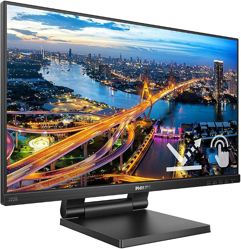 Philips 222B1TC SmoothTouch LCD Monitor Anti-Glare Articulating Stand
