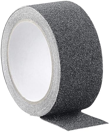 AGT Antirutsch Klebeband: Anti-Rutsch-Klebeband, robust und wasserfest, 48 mm x 4 m, schwarz (Anti Rutsch Klebeband Außenbere