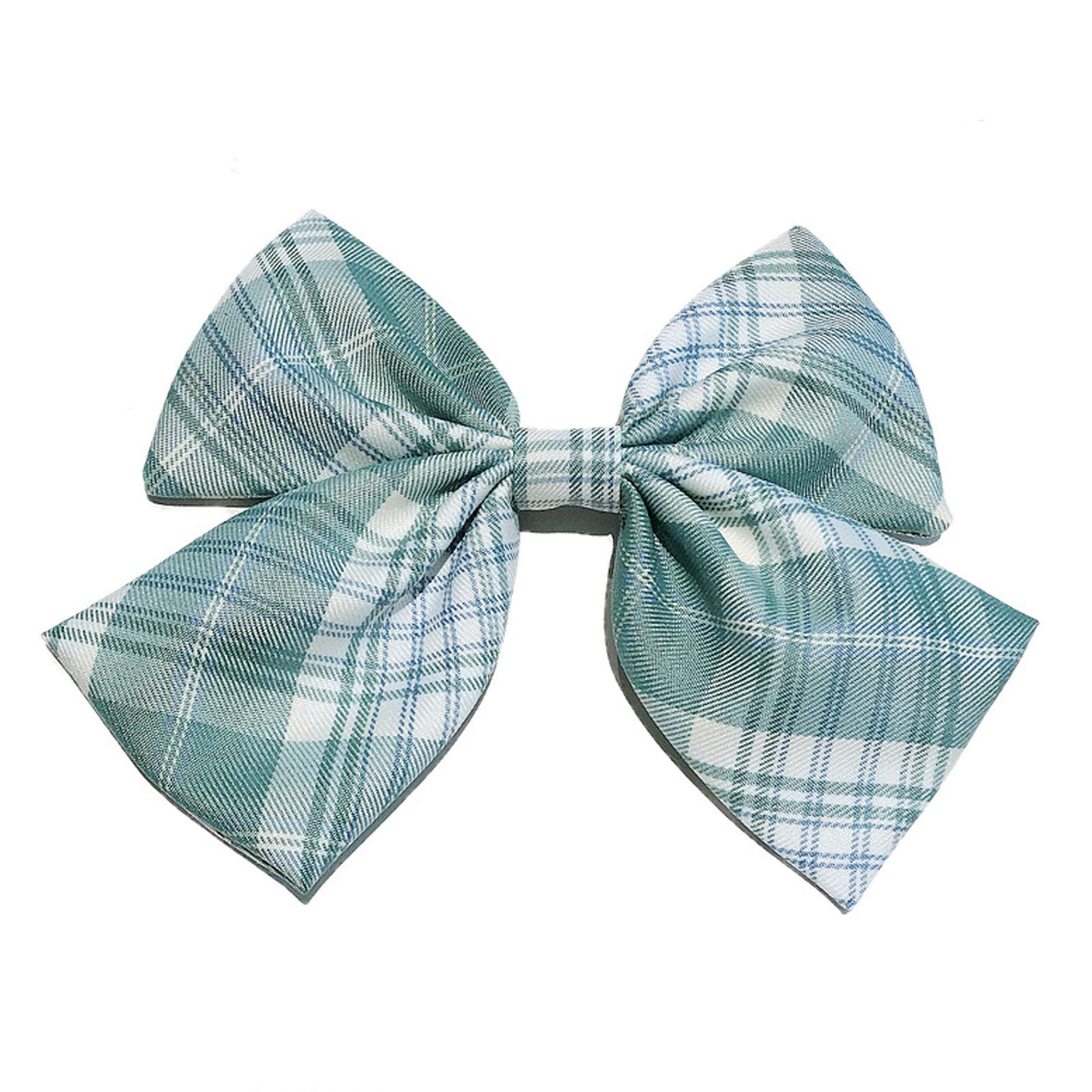 Large Bow Checked Hair Clips Hair Pins JK Uniform Bowknot Embroidery Butterfly Alligator Clips Ponytail Holder Barrette Bobby Pins for Women Girls Party Hair Accessories