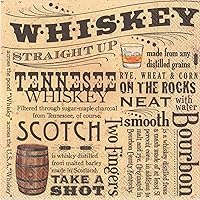 Boston International Papierservietten „Bring Tequila“ – 3-lagig, 20 Stück, 12,7 X 12,7 Cm – Für Partys