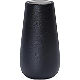 D'vine Dev 12 Inch Raven Grain Elegant Oval Ceramic Vase for Flowers, Home Décor Vase with Design Box, VS-LD-C-3