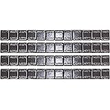 ACCRETION 1/4 Oz Black Lead Free Adhesive Backed Wheel Weights (12 Oz Pack)