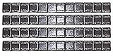 ACCRETION 48Pcs 1/4 Oz, 0.25Oz Black Adhesive