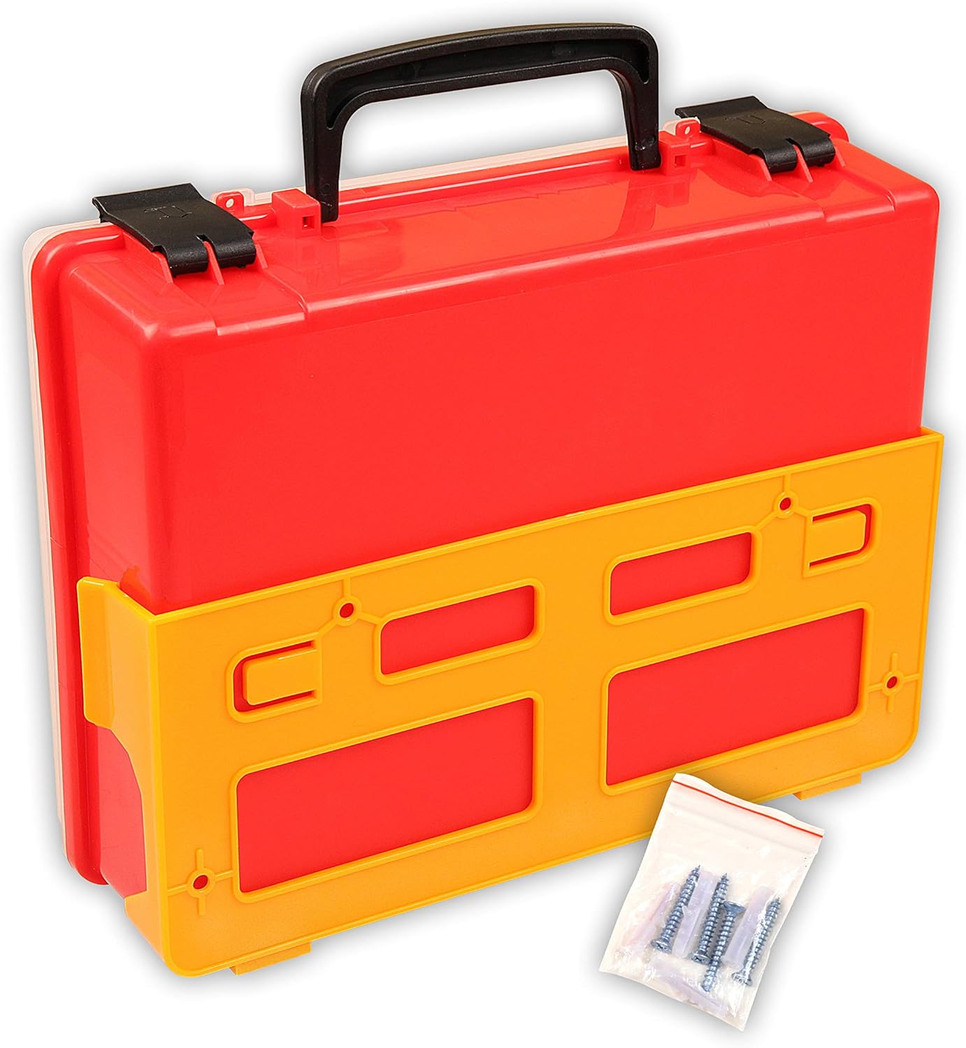 Rapid Care First Aid 81131 Premium 25 Person OSHA/ANSI Compliant Unitized First Aid Kit in Detachable Wall Mountable Poly Case: Home Improvement