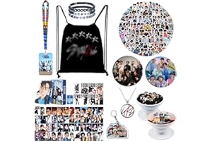 Stray Gifts Set, Including Drawstring Bag Backpack, Necklace, Postcards, Bracelets, Button Pins, Stickers, Lanyard ID Holder,