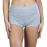 ToBeInStyle Women's Cotton Blend Stretch Active Yoga Shorts