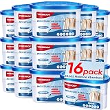 16 Pack Moisture Absorbers, 10.6 OZ Humidity Absorber Bucket, Moisture Absorbers for Closet, Dehumidifier Bucket for Wardrobes, Kitchens and Bathrooms, Fragrance Free Humidity Absorber
