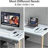 VENTION USB Hub 3.0 4 Port Slim 5Gbps Data Transfer Splitter Laptop Mac PS5 view 7