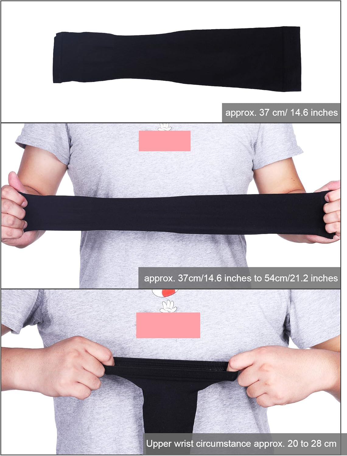 10 Pairs Cooling Sun Sleeves UV Protection Arm Sleeves Arm Cover Sleeve for Men Women (Black, Knitted Ice Silk) : Clothing