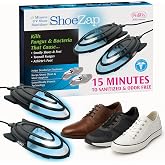 PediFix ShoeZap UV Shoe Sanitizer for Shoes, 15 Minute Cycle | A 15-minute UV-C cycle sanitizes inside shoes, helping reduce odor-causing microorganisms in sneakers, boots and footwear.