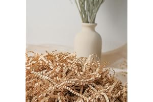 TCAIRG Crinkle Cut Paper Shred Filler (0.5 LB) for Gift Wrapping & Basket Filling - Kraft